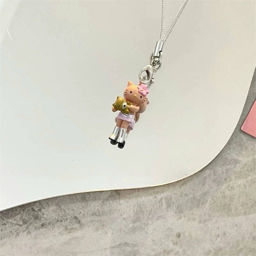 迷你黑皮長腿kitty