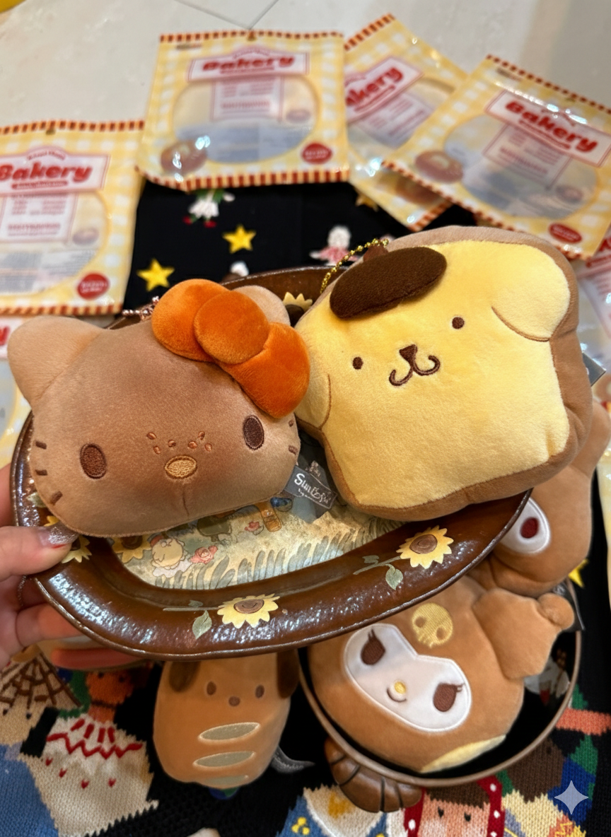 正版韓國代購三麗鷗烤麵包系列