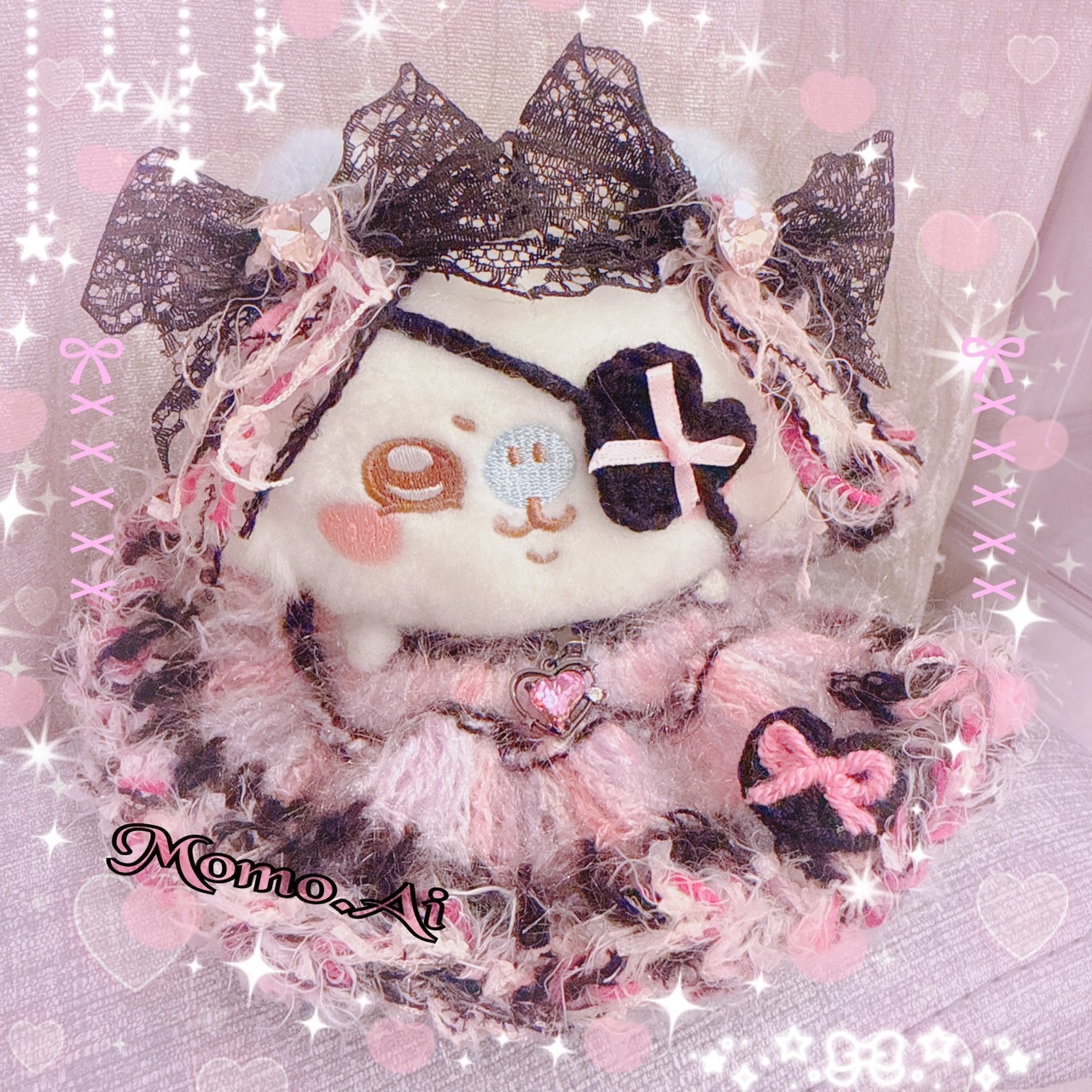 🖤🎀地雷系粉黑蓬蓬裙（大裙擺）🎀🖤