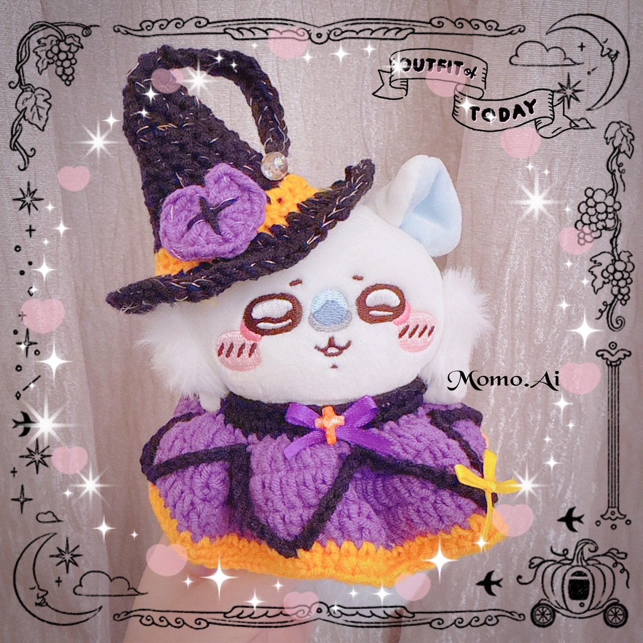 💜🖤萬聖女巫（紫橘）💜🧡