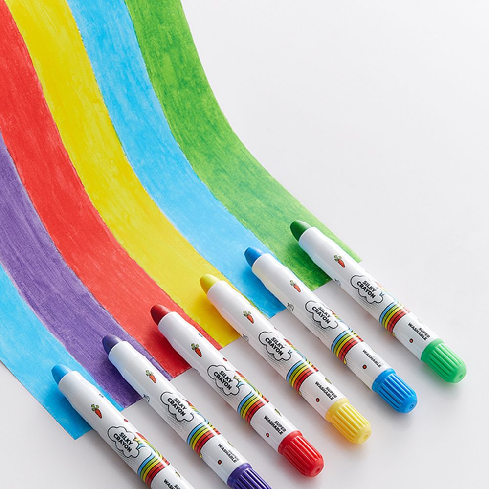 童星星球－英國 Flowermonaco 可水洗絲滑慕斯蠟筆（旋轉出芯）