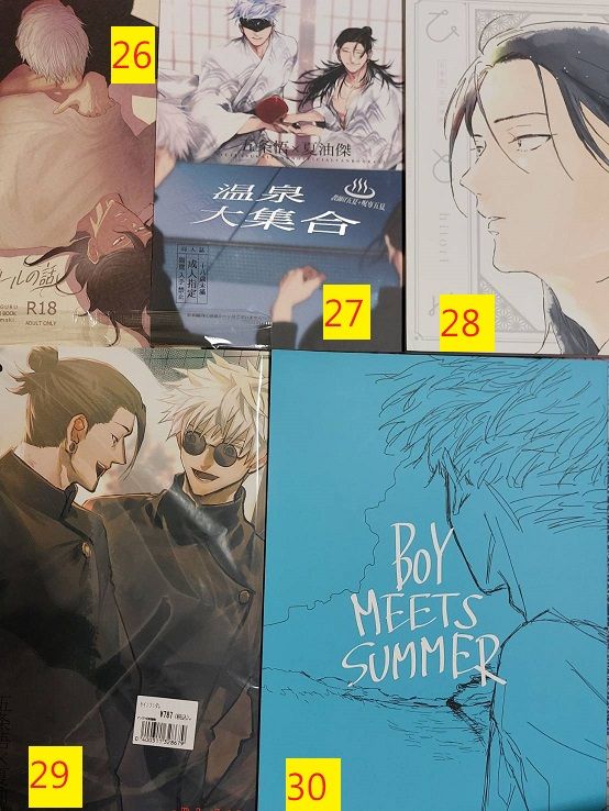五夏同人本100元/1