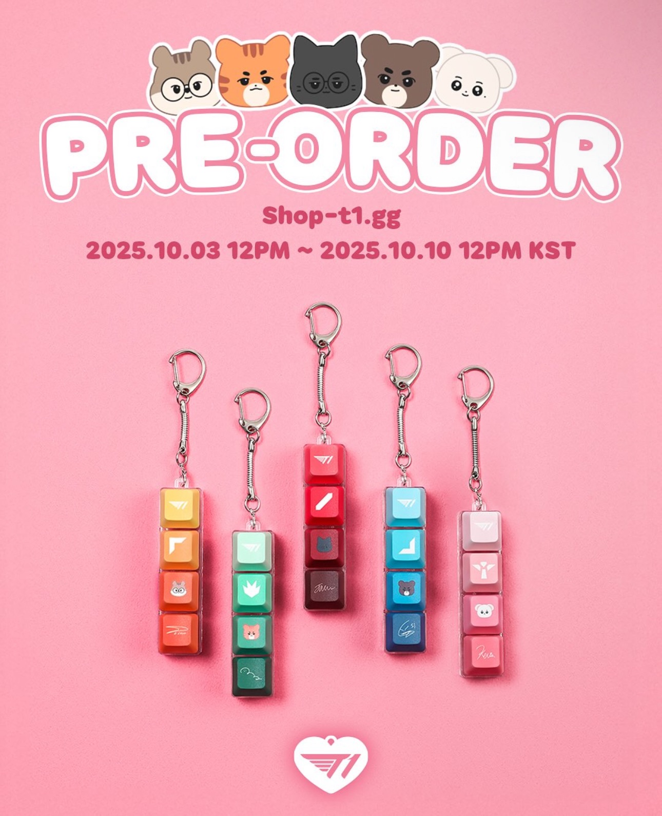 T1 LED發光鍵帽吊飾