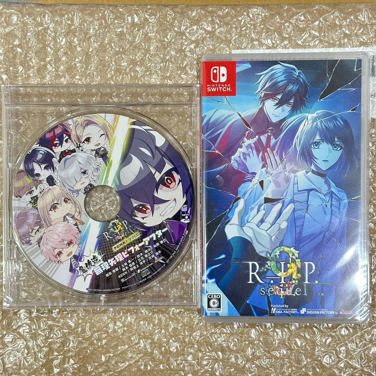 (全新未拆)【NS】9 R.I.P. sequel 通常版 含預約特典CD