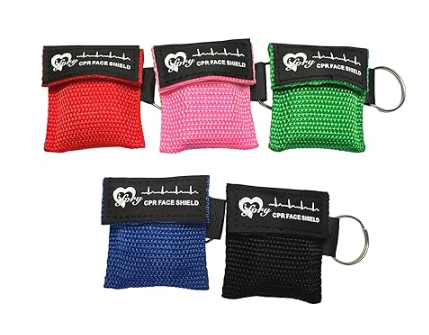 CPR吹氣面膜-尼龍鑰匙圈款