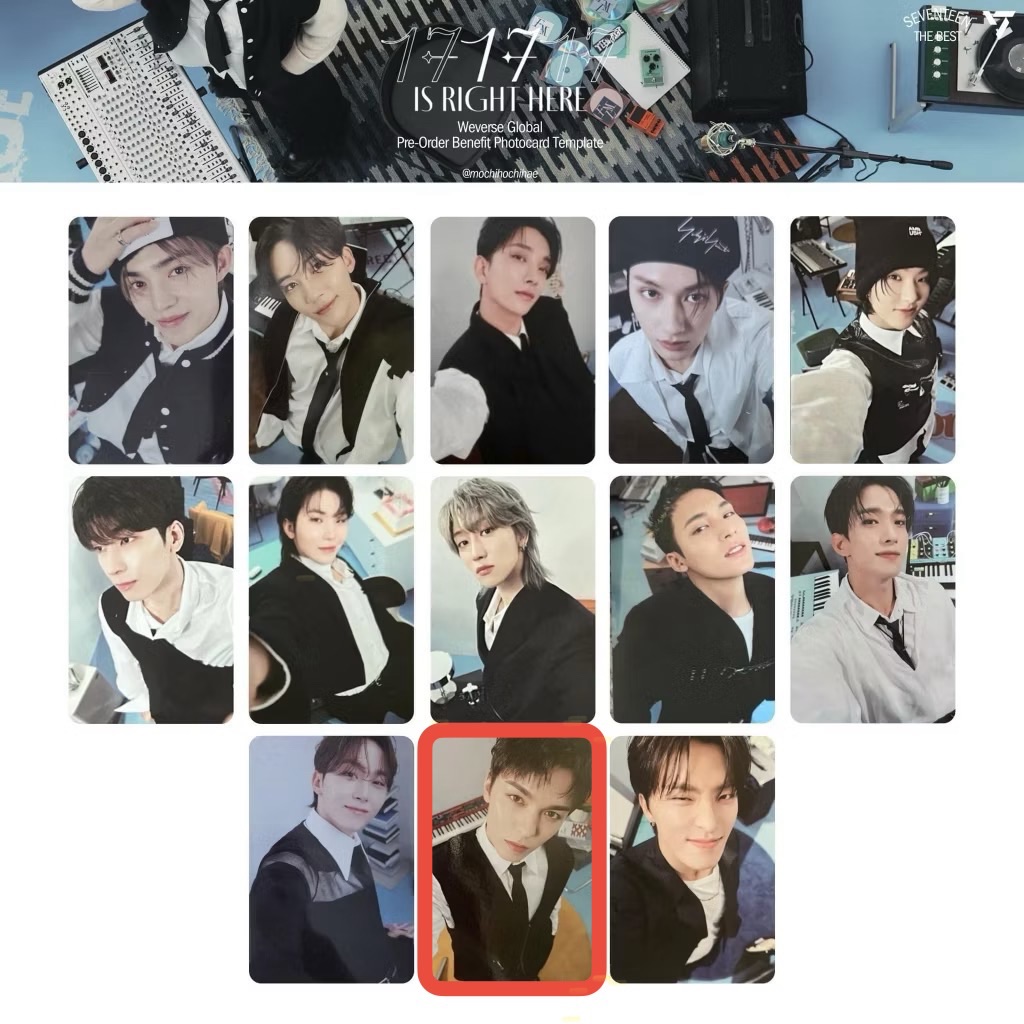 17 IS Right Here精選專預購特典 VERNON 手機支架