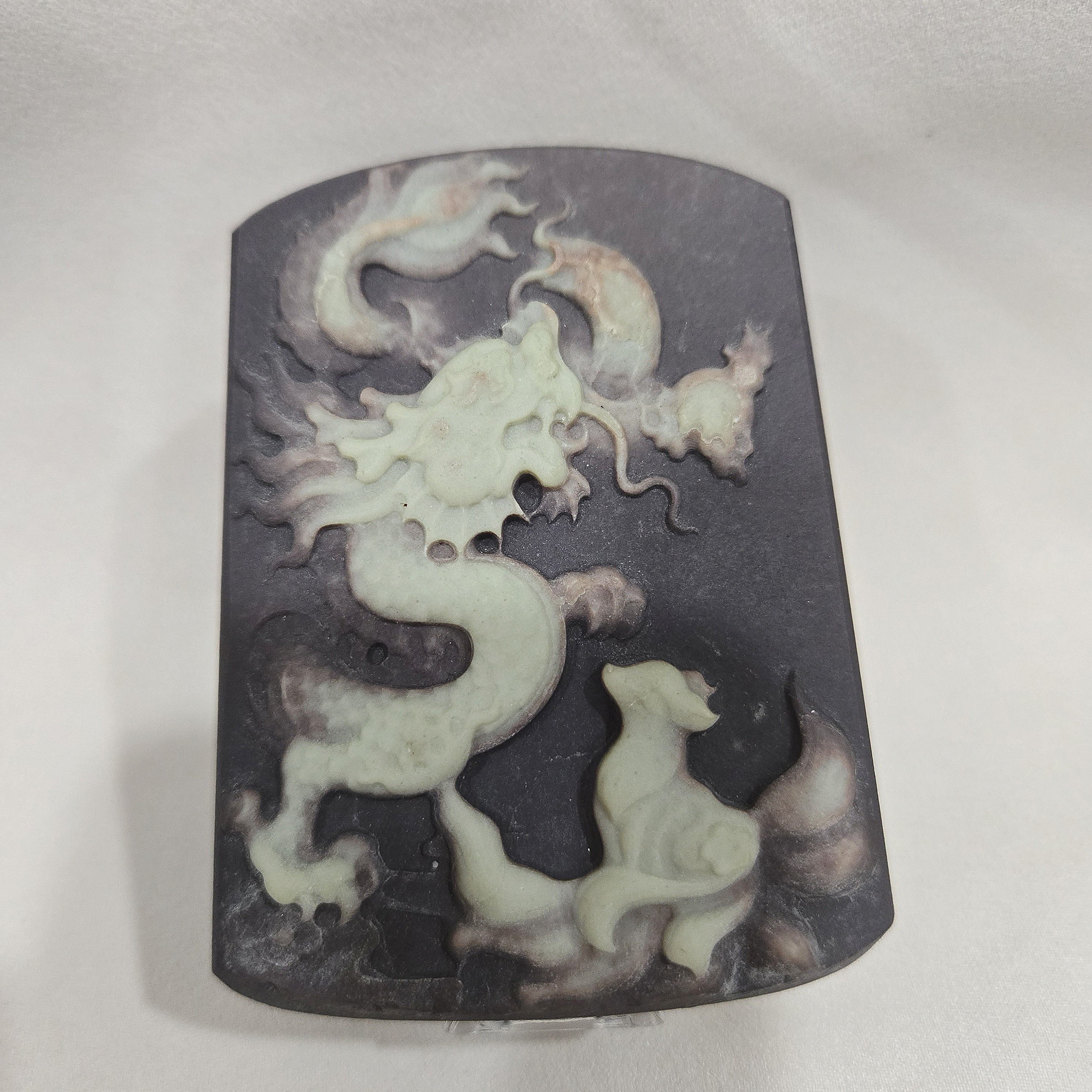 紫袍玉霸氣飛龍在天望狐 76*57*16mm