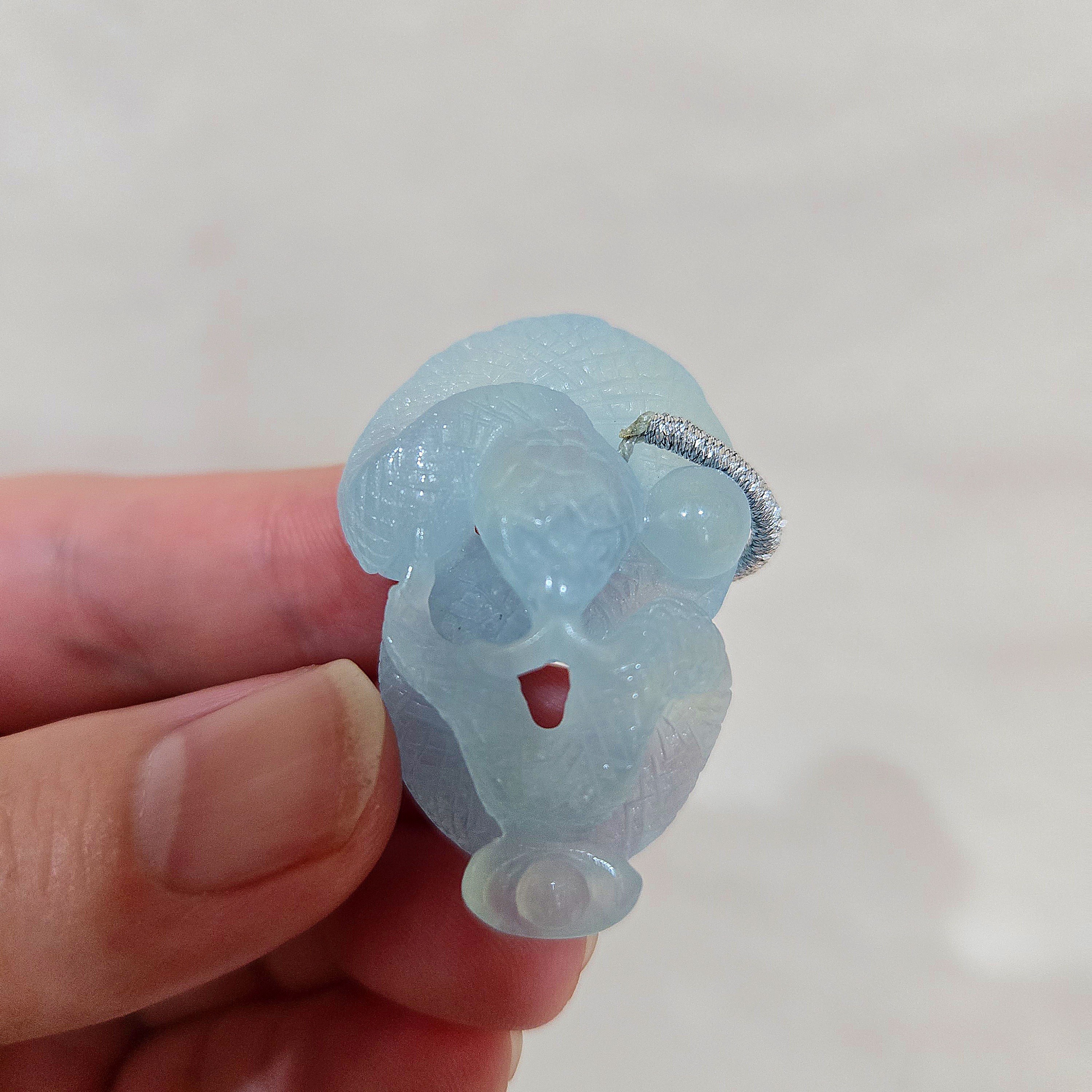 海藍寶蟒仙吊墜 40*26*14（mm）