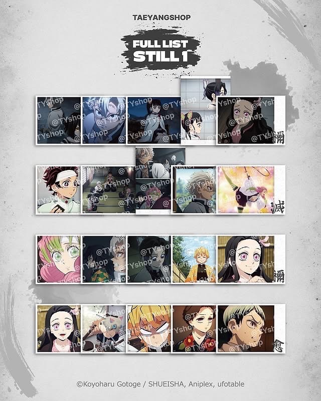 鬼滅之刃 韓國卡（訂單皆需下一個包手）