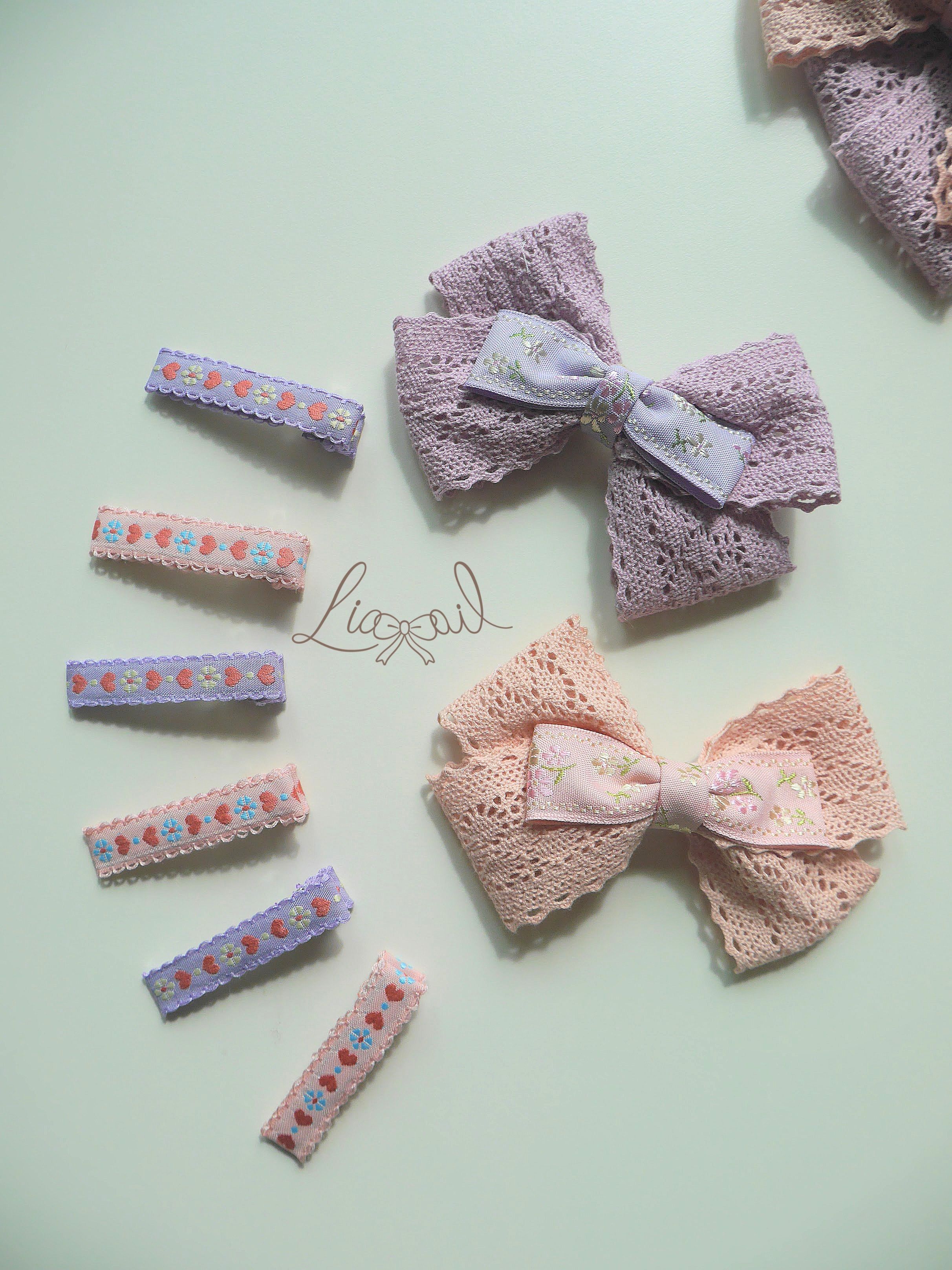 古典蕾絲蝴蝶結兩件組