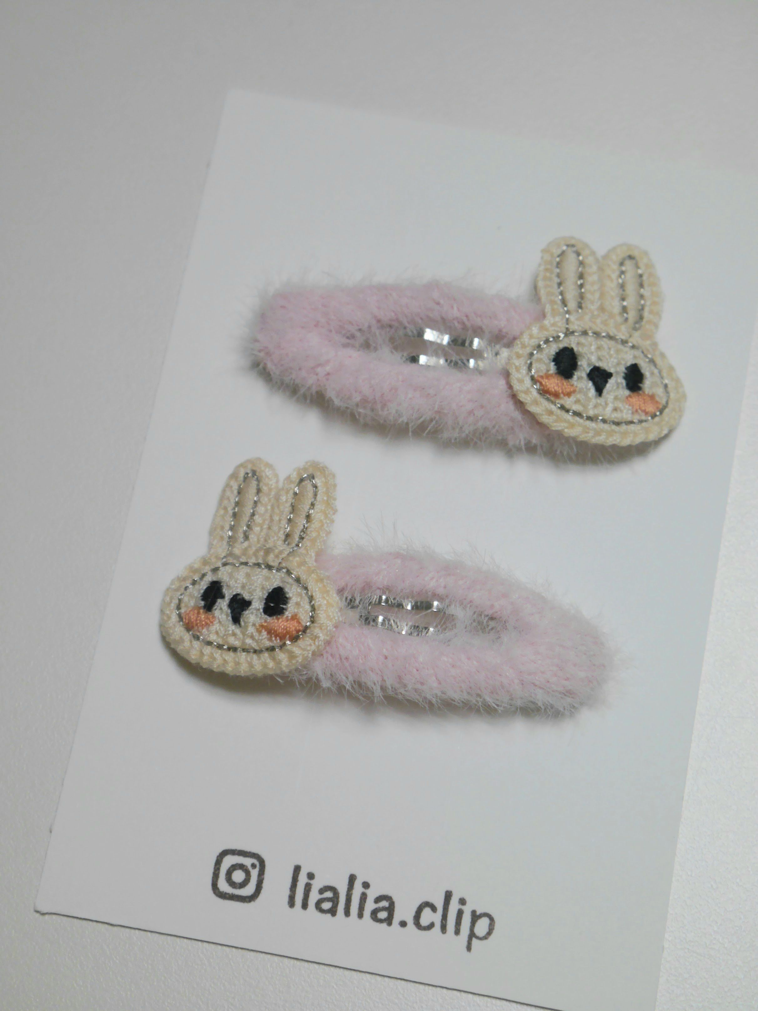 布藝兔兔對夾（2支）