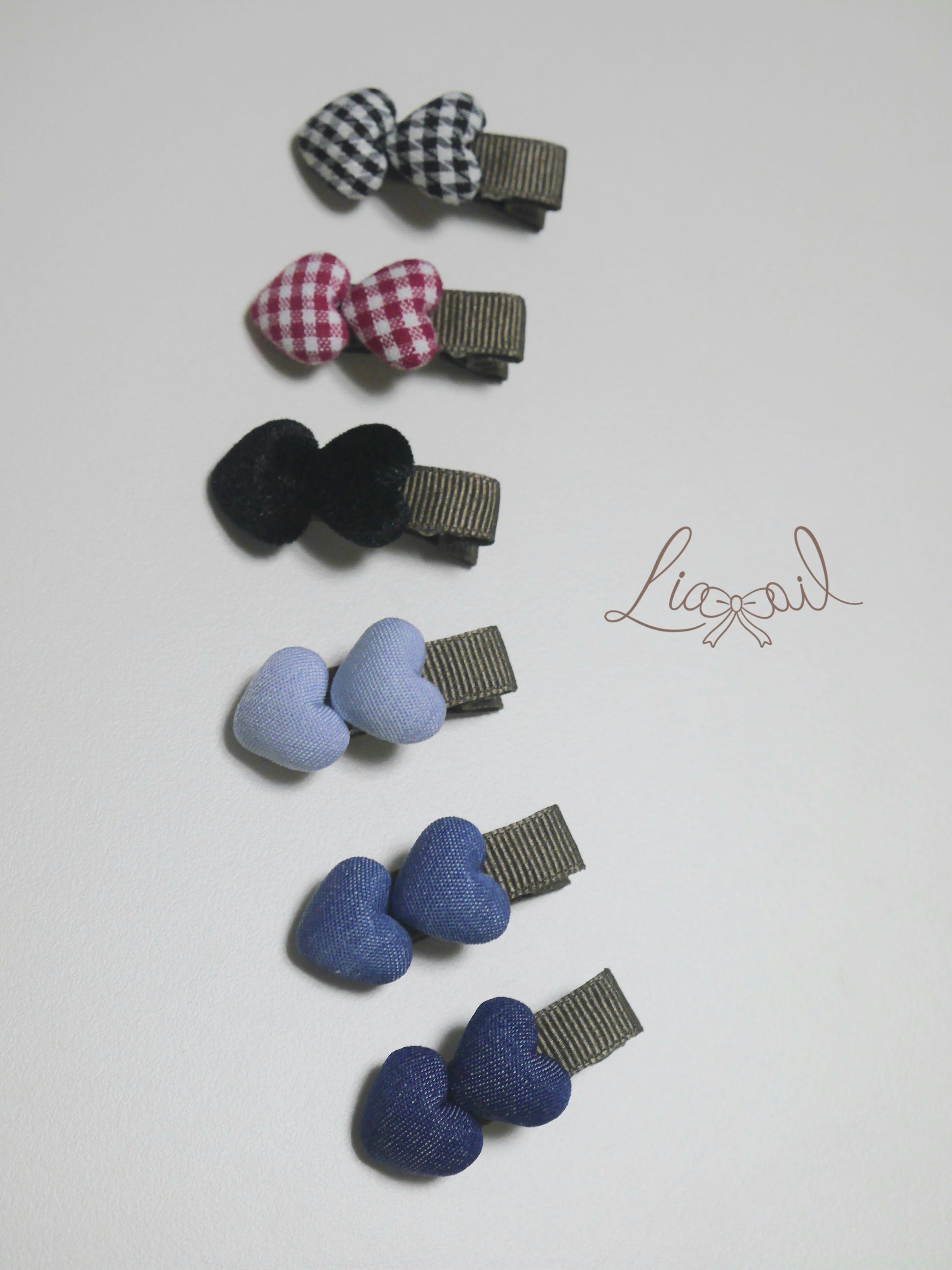 韓系質感愛心迷你鴨嘴夾