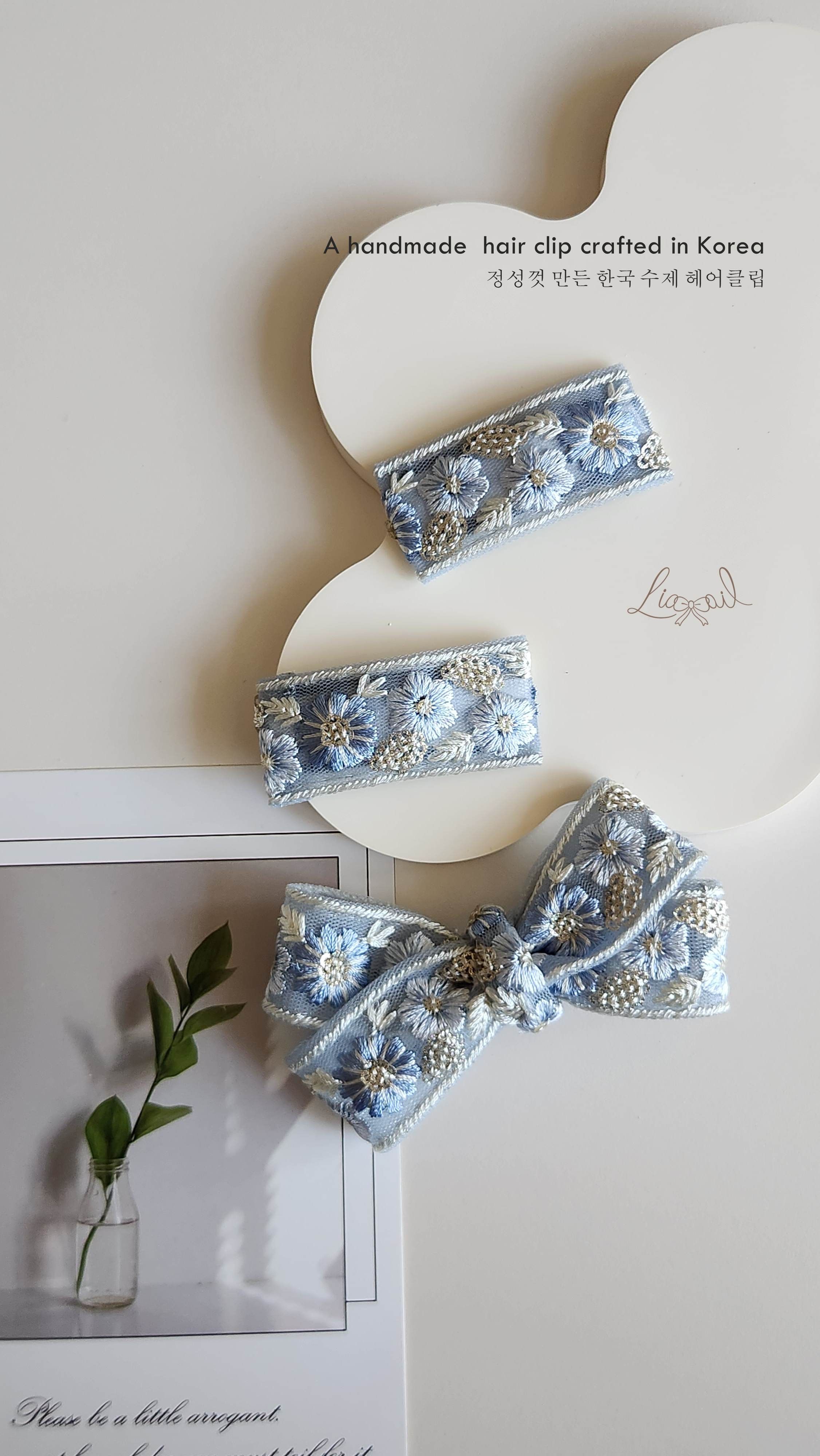 精緻印度刺繡髮夾