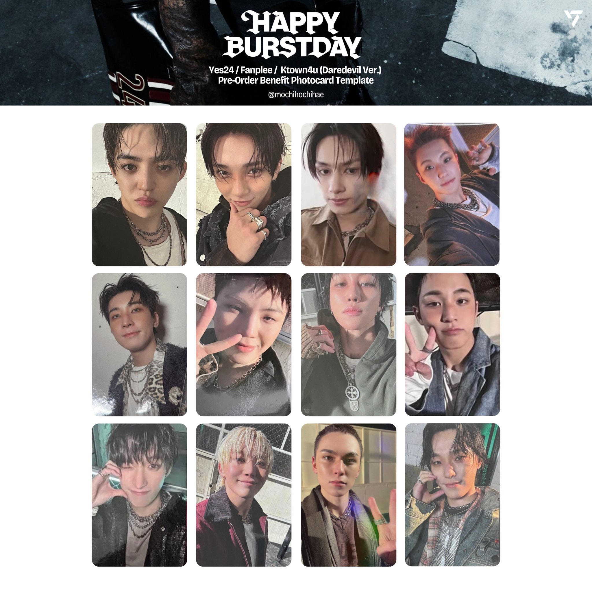 正五 YES24 克拉盤特典（卡背是生日曆）