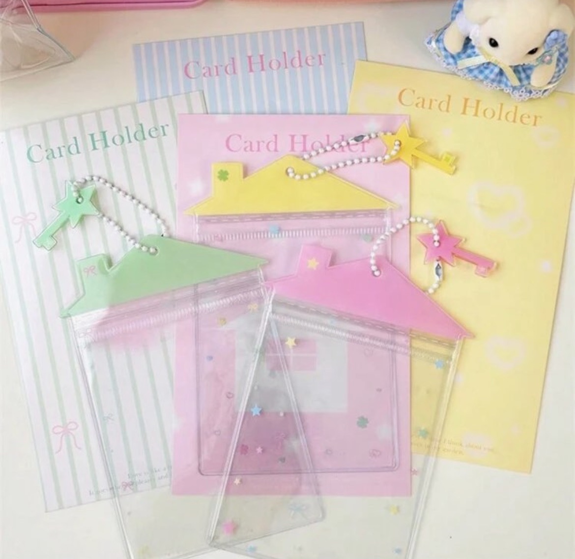 pvc透明房子卡套🏠/4款/跑咖必備！！
