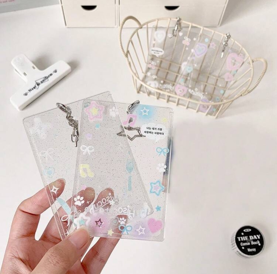 ins壓克力卡套吊飾/多款可選🍒🎀🍥