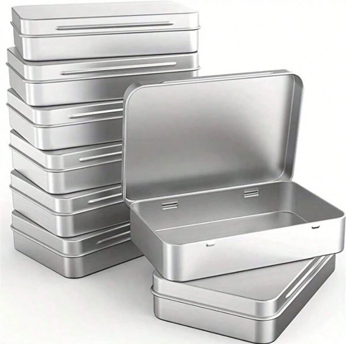 小物收納鐵盒🩶/鐵盒本身無裝飾/可自行裝飾鐵盒！！