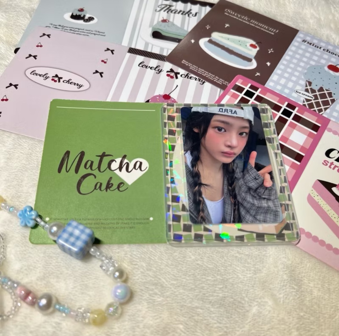 ins甜點迷你出卡對折頁🍨｜共5款