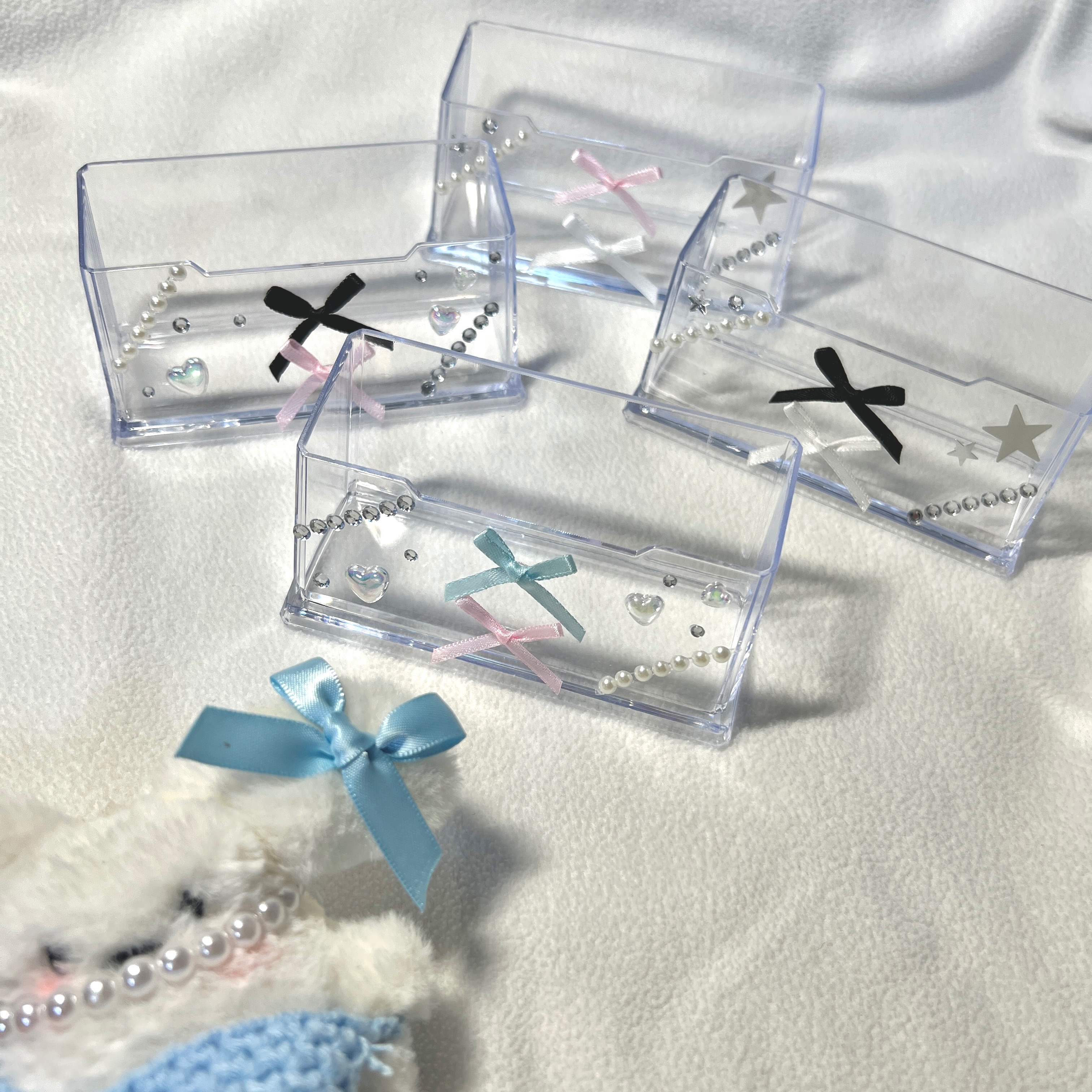 手工芭蕾風小卡架🎀/桌面裝飾✨