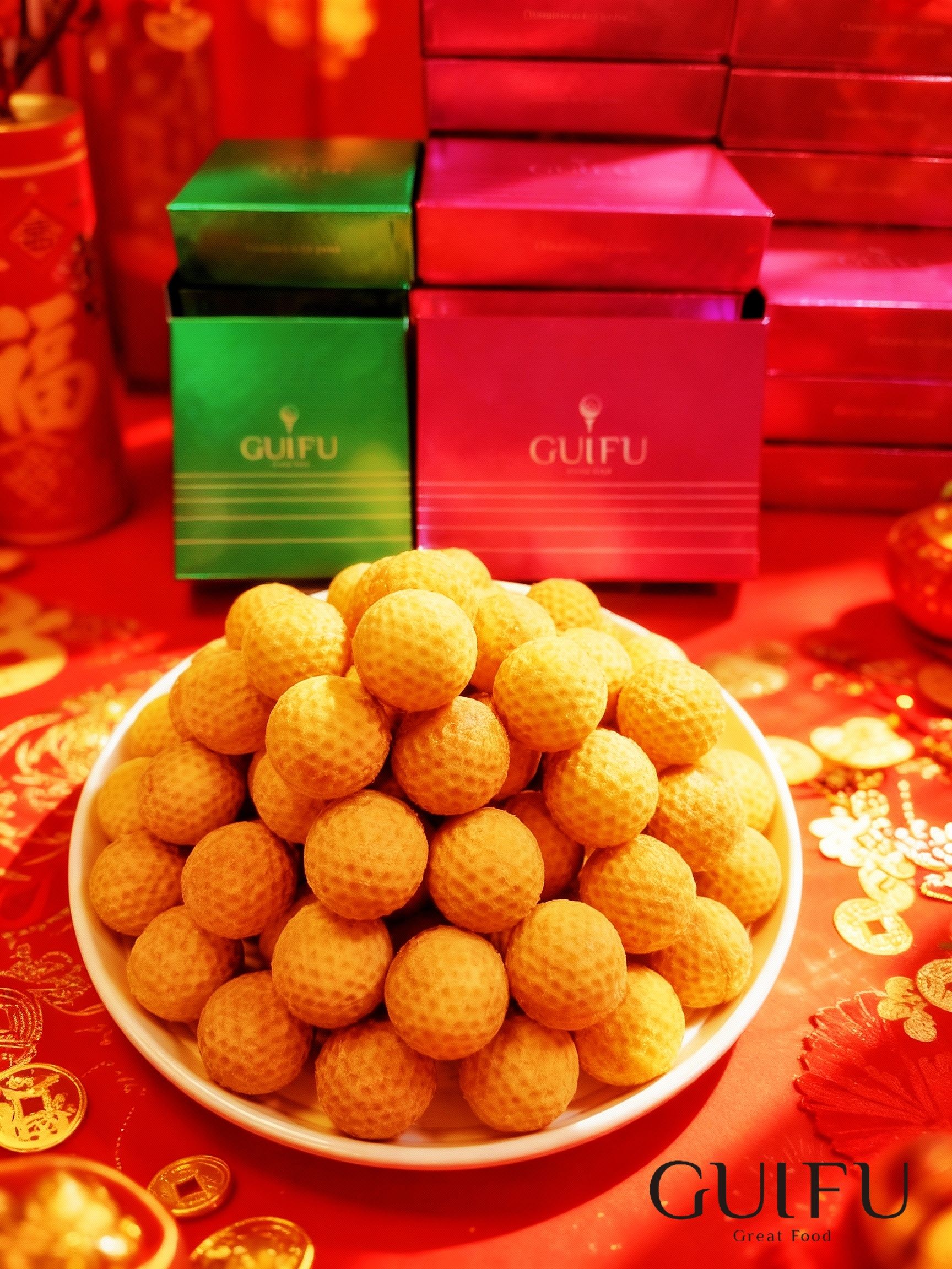 【2026春節早鳥預購~1/16截止】GUIFU高爾夫球養生酥4入／6入