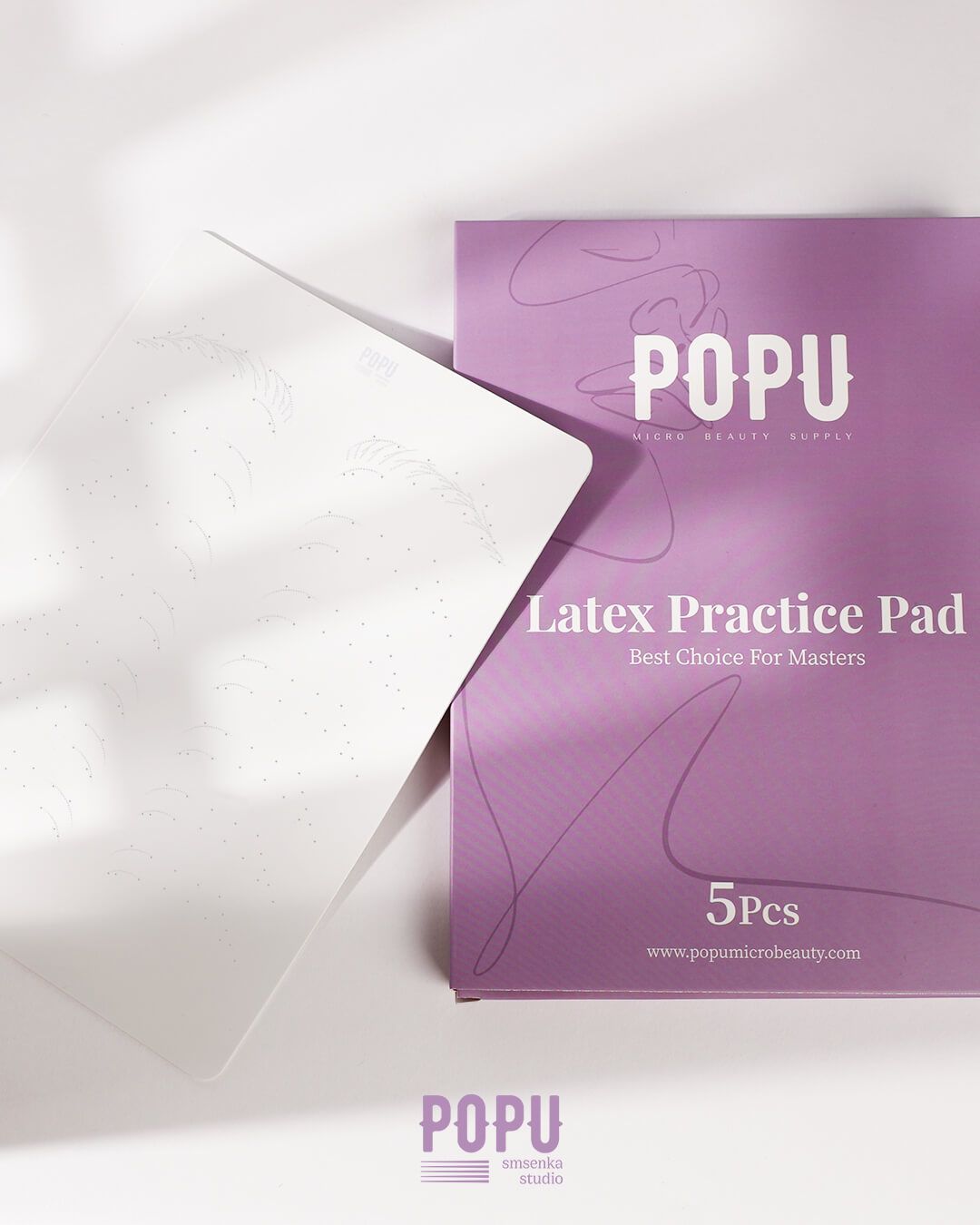 Popu x 塑眉專科聯名 新中式機器飄眉練習皮