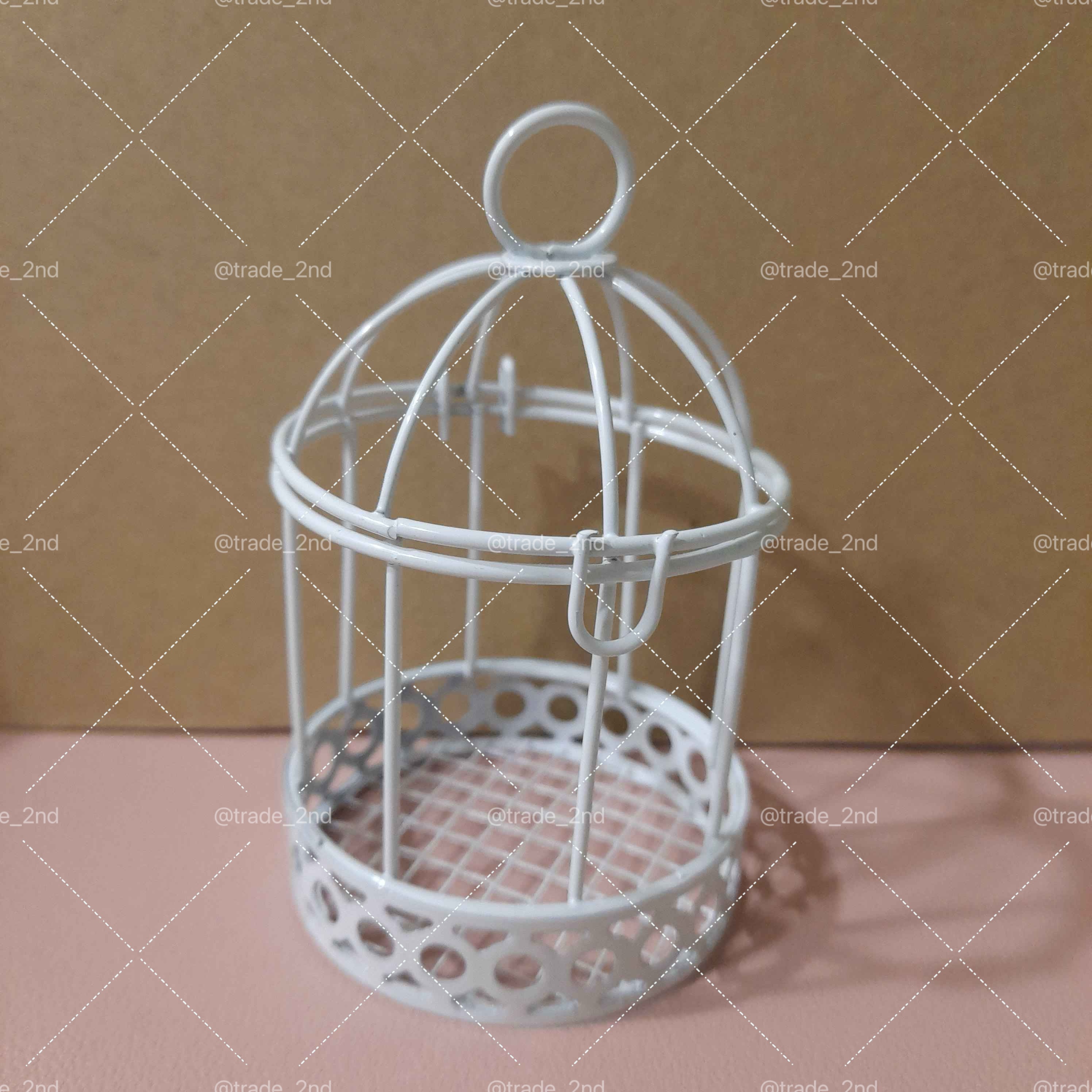 擺設 道具 白色籠子