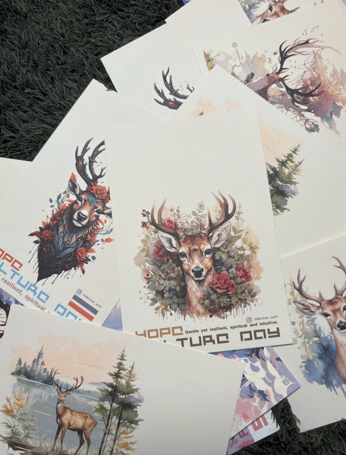 福🦌系列明信片