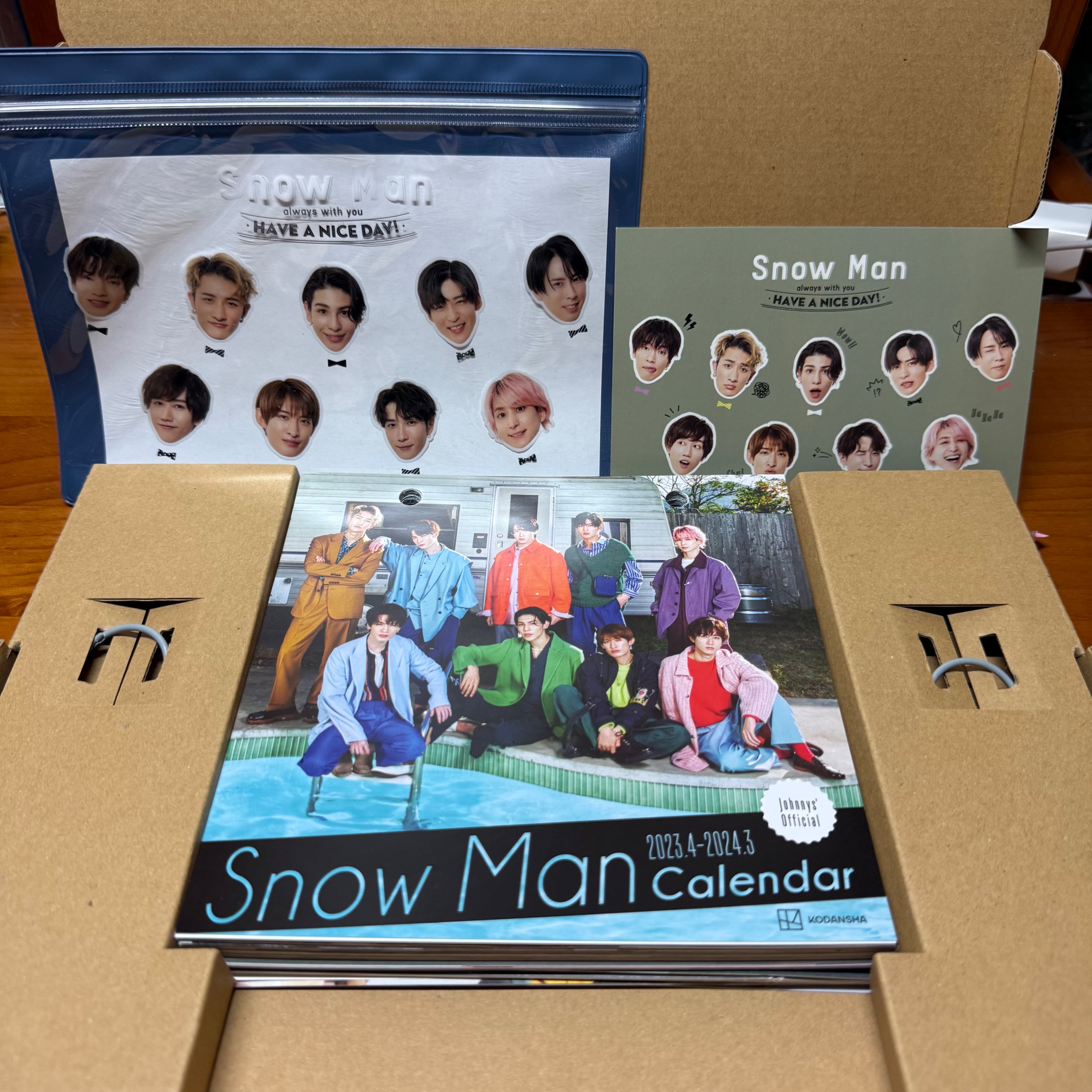 Snow Man Official Calendar 2023.4 ~ 2024.3（含包裝皆完整保存）