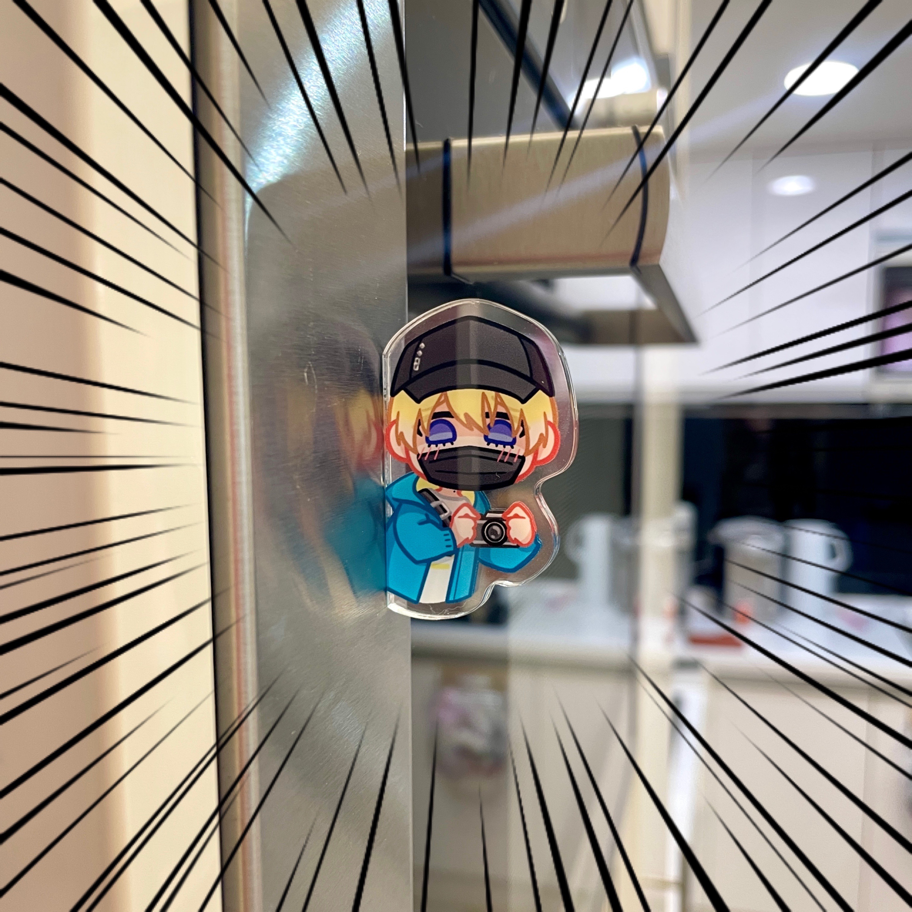 警察在看 側吸磁鐵