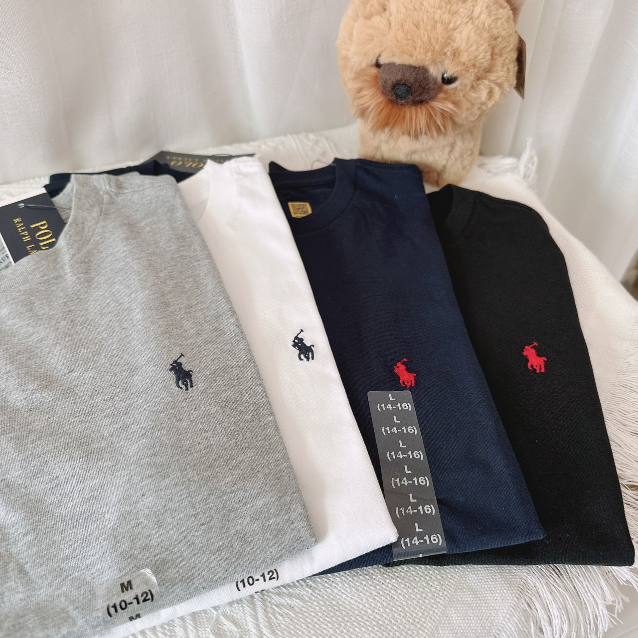 【Ralph Lauren POLO】大童款 棉質短T 短袖 上衣