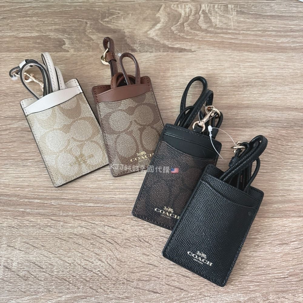 【Coach】掛脖 證件套 識別證套