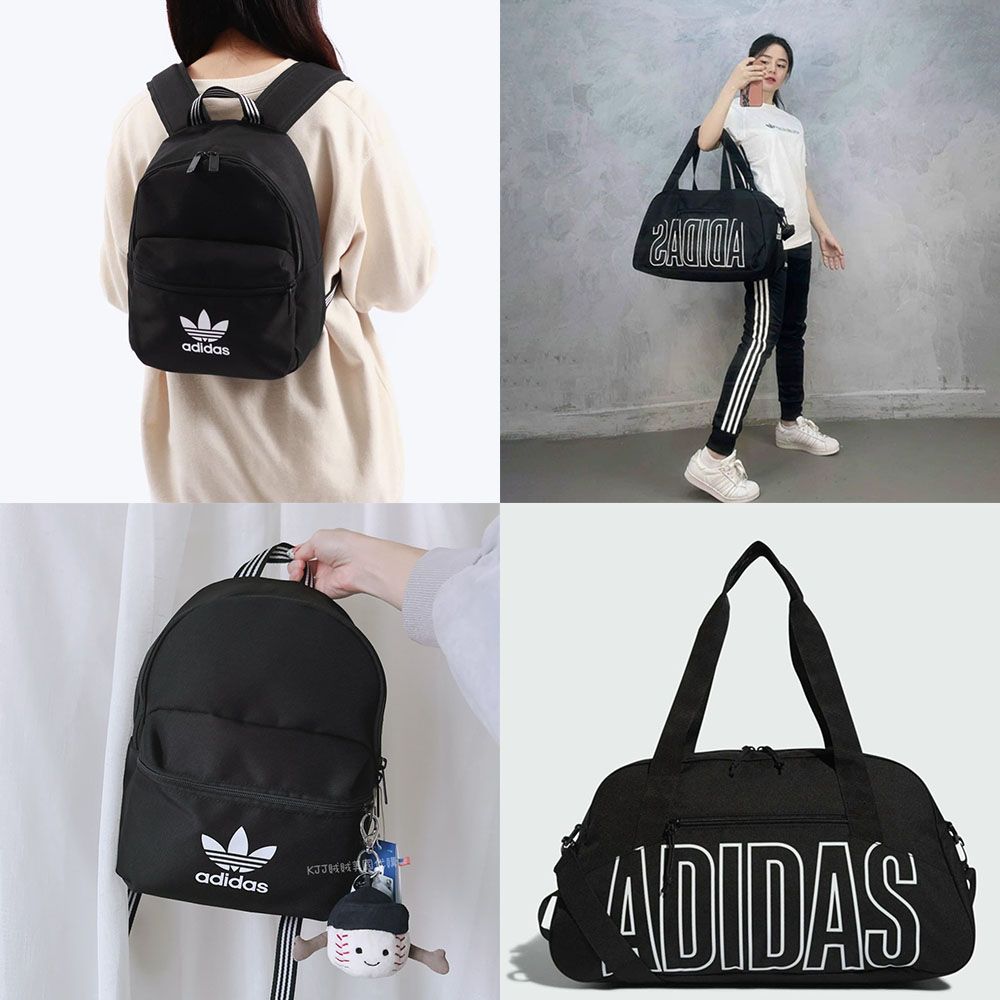 【愛迪達】出國 旅遊 旅行袋 / 經典 logo 後背包