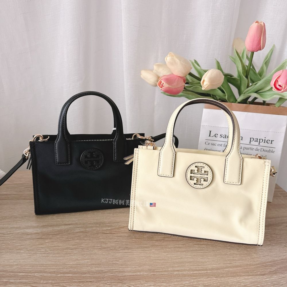 【Tory Burch】TB Ella 尼龍迷你托特包