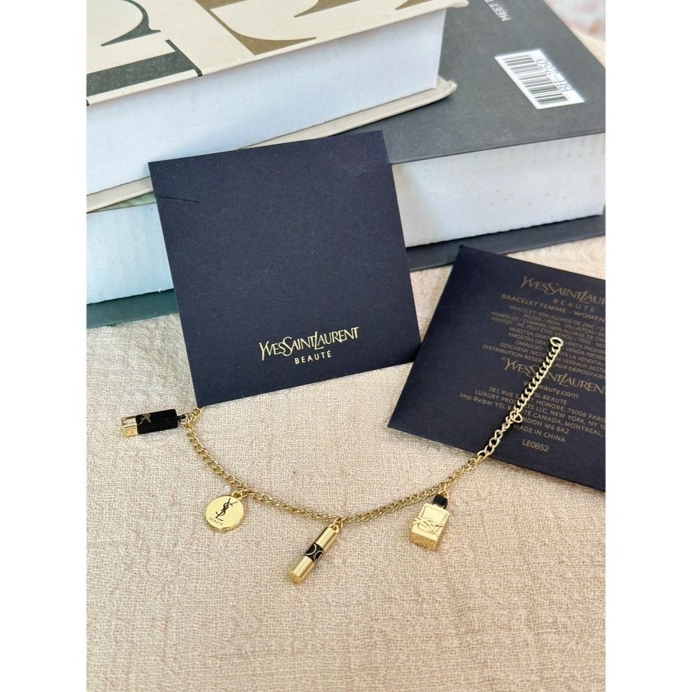 【YSL】美妝 專櫃 VIP 生日禮 吊飾 手鍊