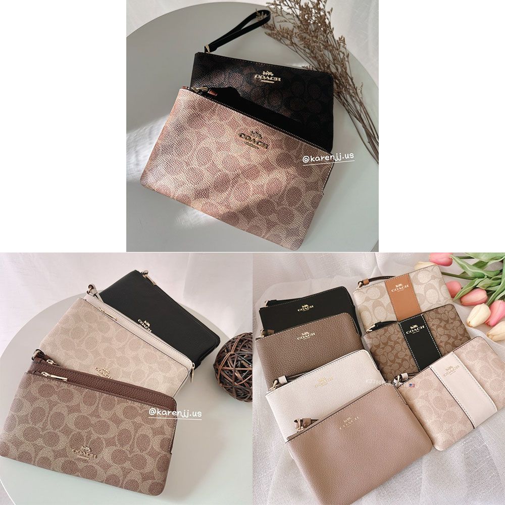 【Coach】單層 /雙層 防刮 萬用百搭 大手拿/小手拿  / 手提 小零錢包 錢包 包包