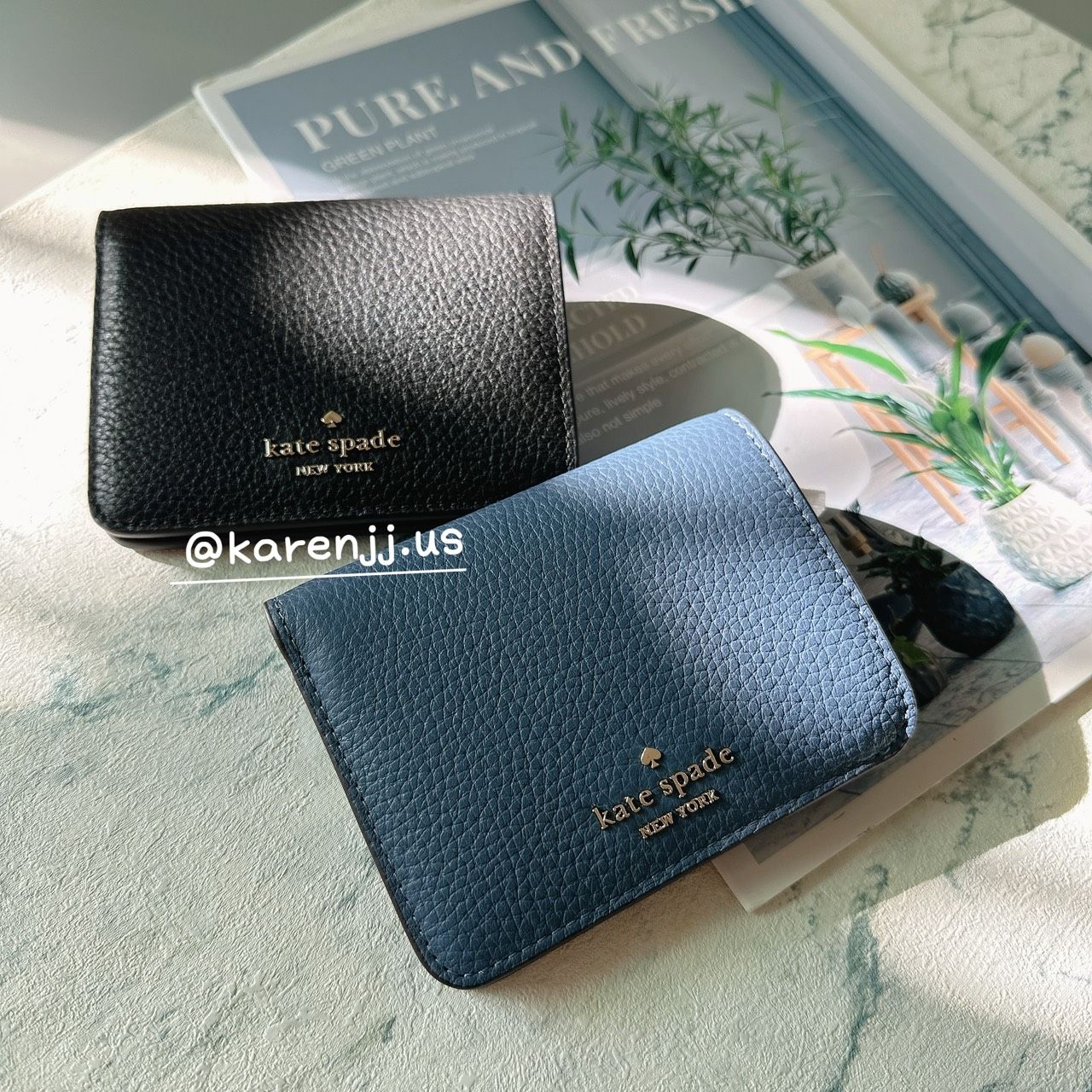 【Kate spade】KS 防刮 兩折 / L拉鍊 短夾/長夾 皮夾 包包