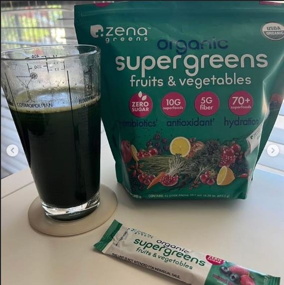 Zena Greens 🇺🇸有機無糖超級綠拿鐵（45包）