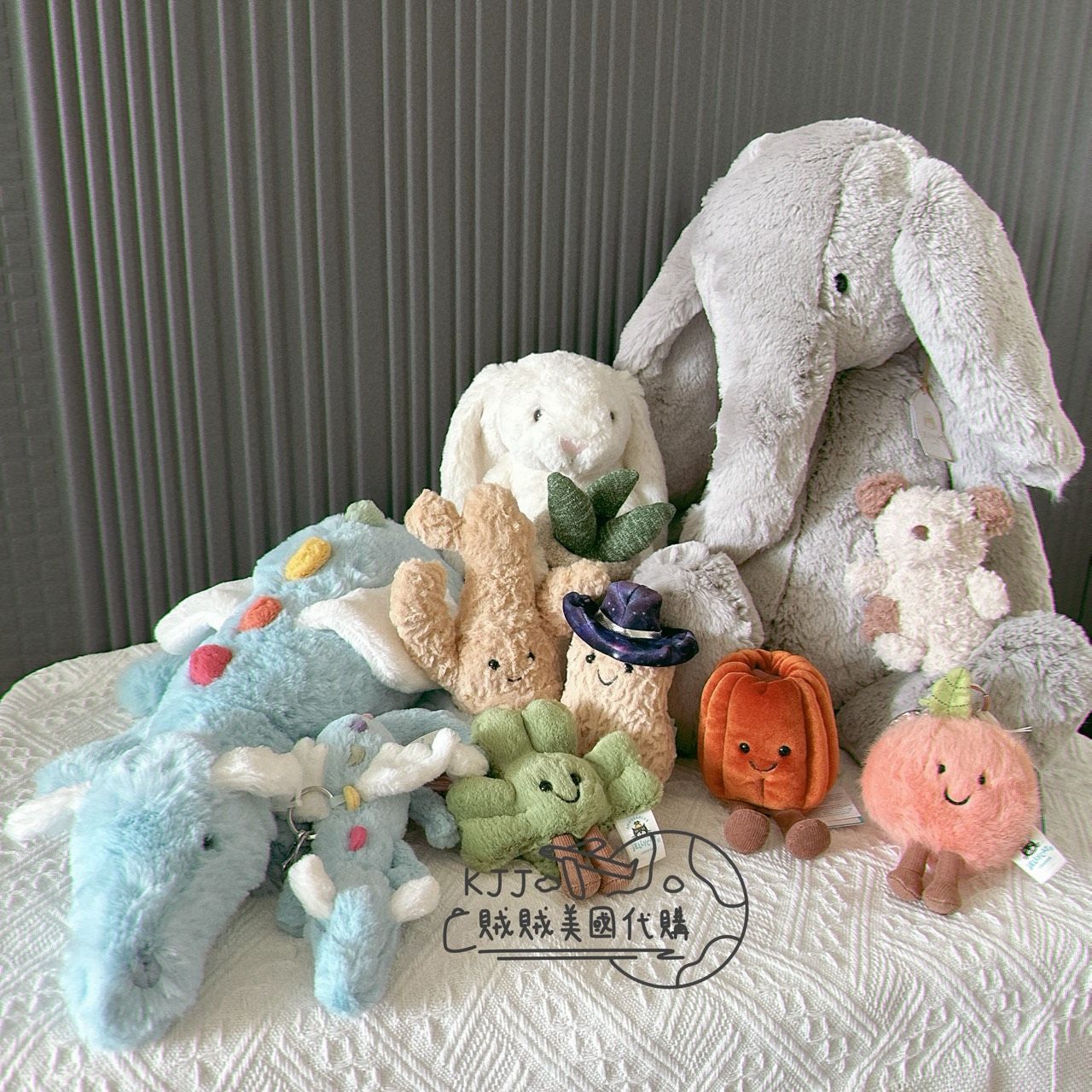 【Jellycat】英國🇬🇧 安撫 陪睡 無毒 安全 可愛 吊飾 / 斜揹 小包包 小兔 娃娃 布娃娃 玩具