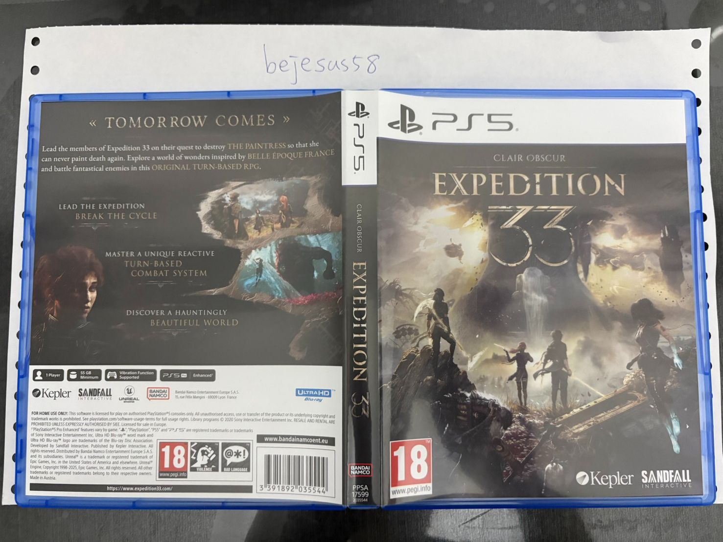 PS5 光與影：33號遠征隊