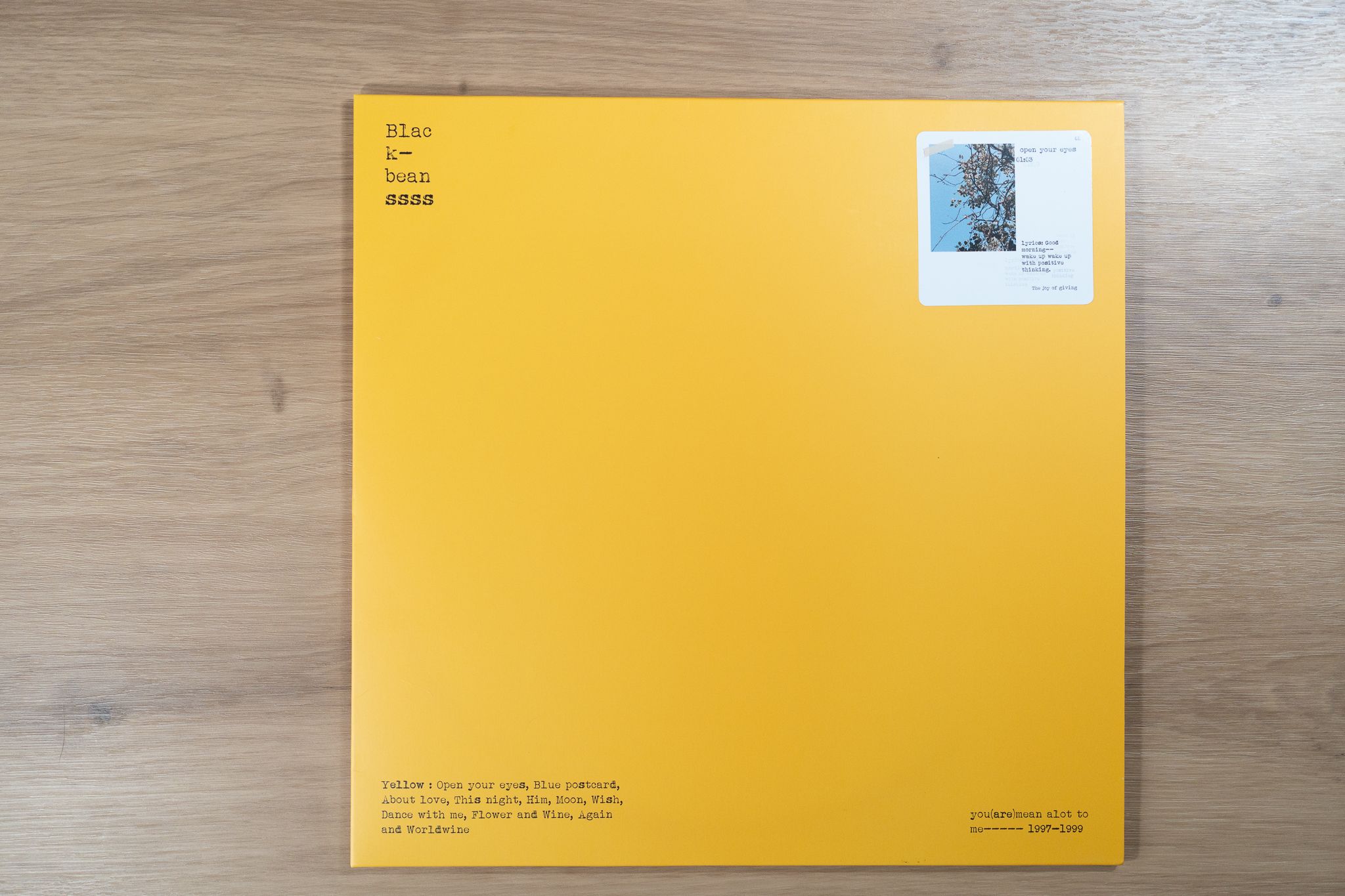 Blackbeans: You （are） mean a lot to me