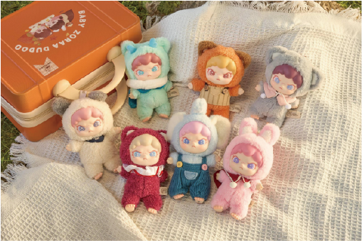 【TNT】DORA茸茸動物所系列糖膠毛絨（6款+1隱藏）