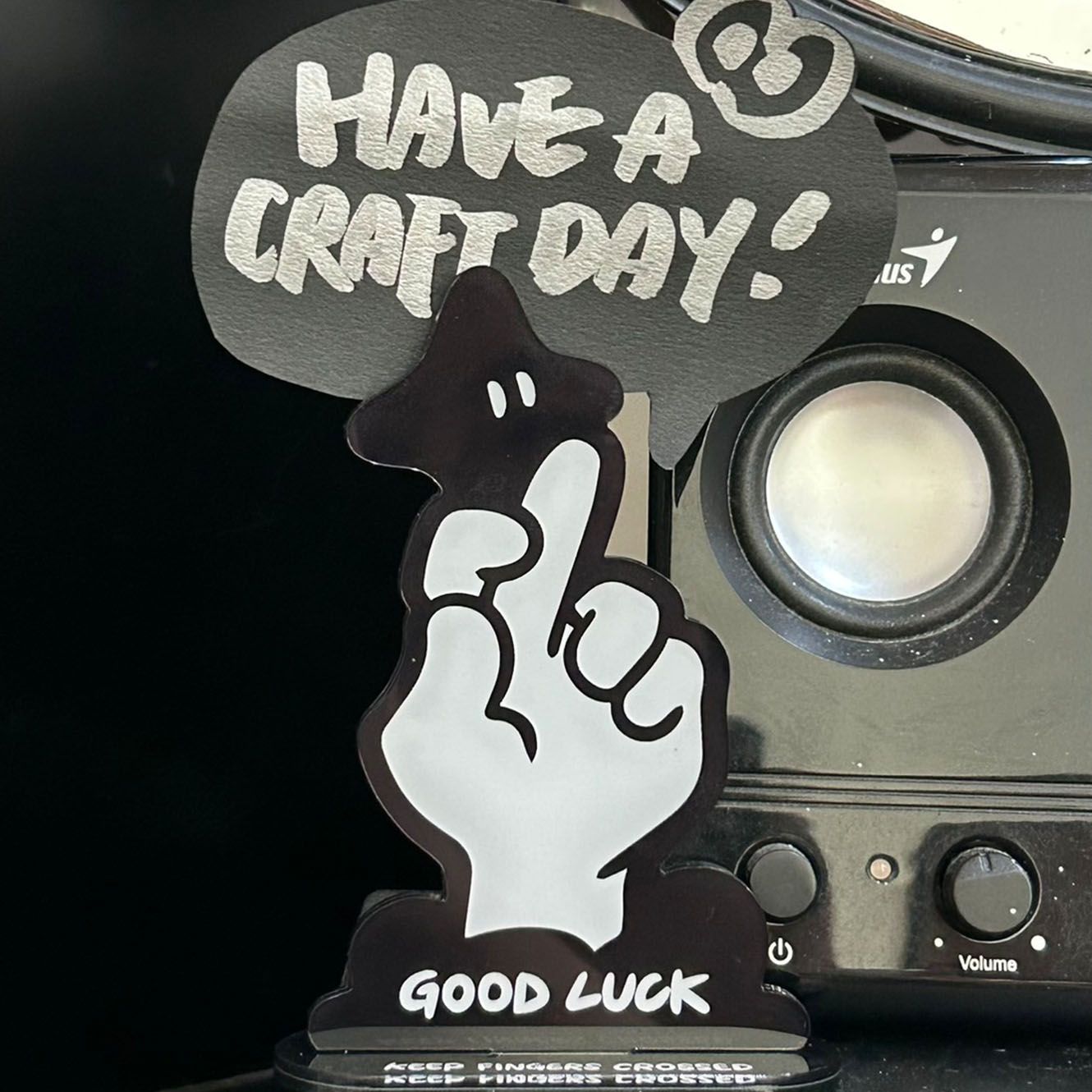 祝你好運便籤立牌