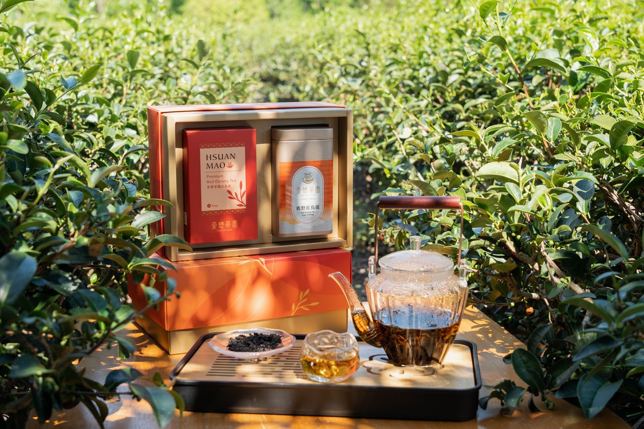 【萱懋茶園】雙享紅烏龍禮盒｜金牌茶師監製｜無毒茶園｜台東鹿野在地好茶送禮首選