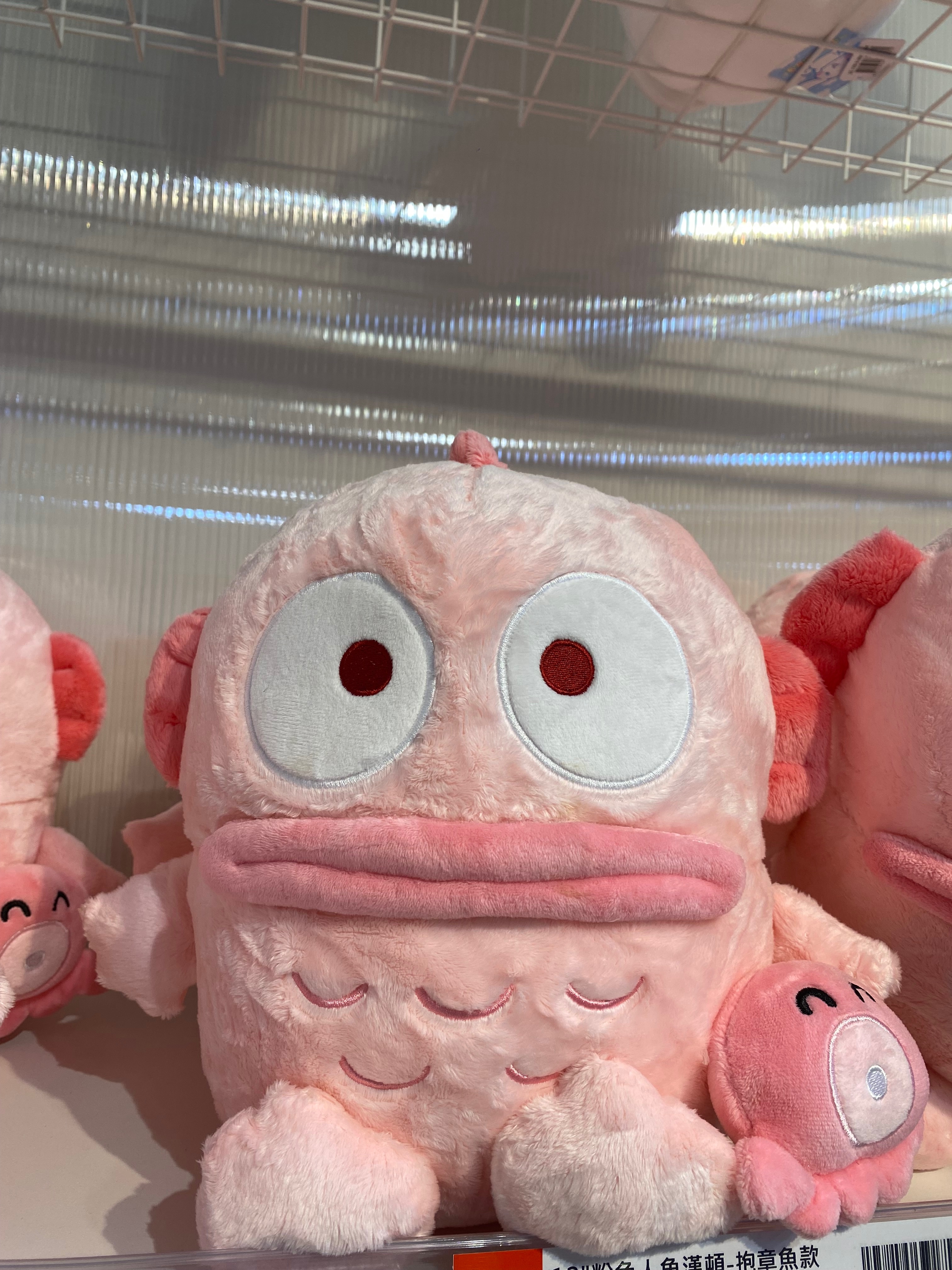 粉色人魚漢頓-抱章魚款