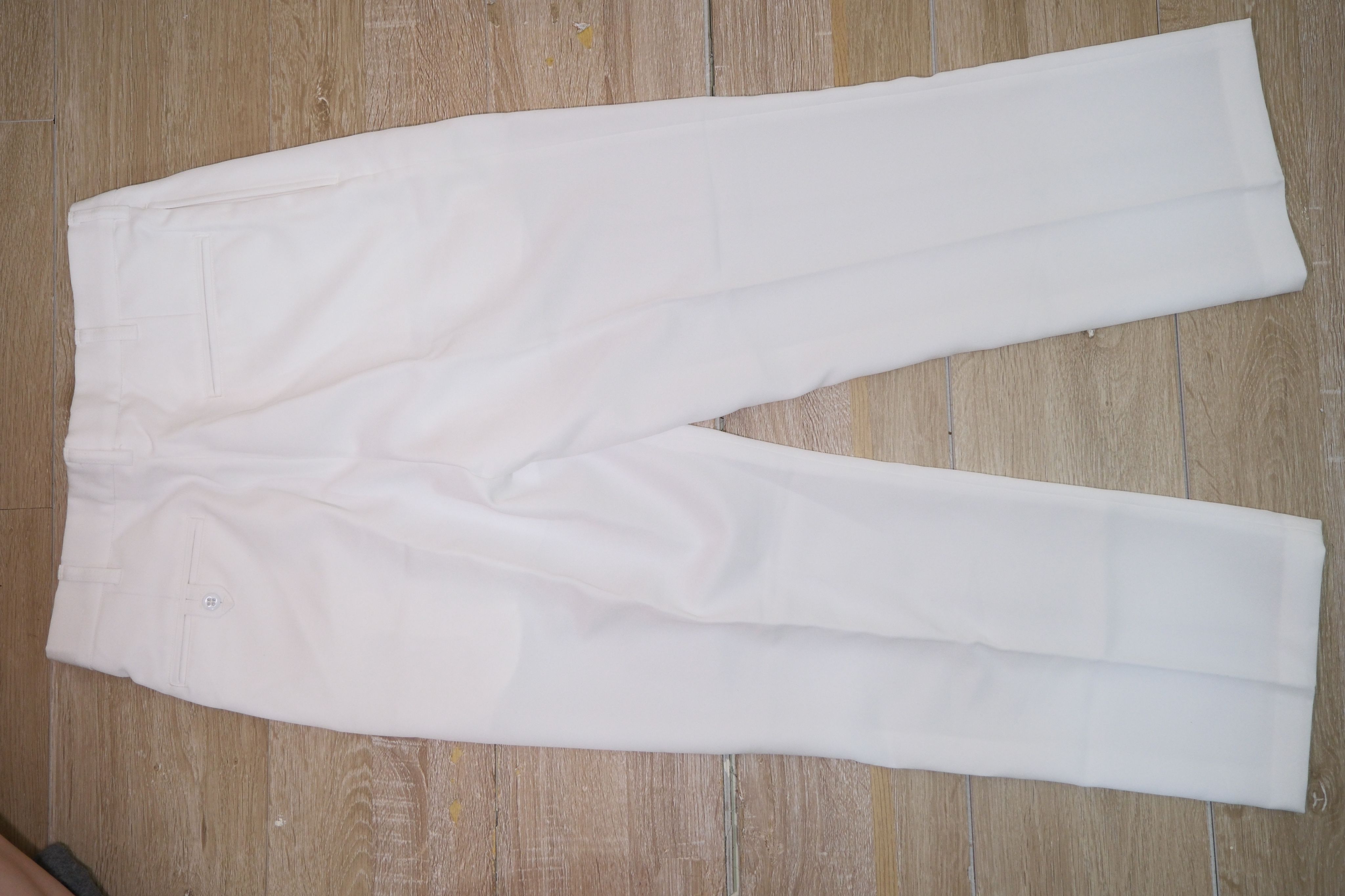 全新 美軍 U.S. Navy 白色制服長褲（Service Dress White Trousers）