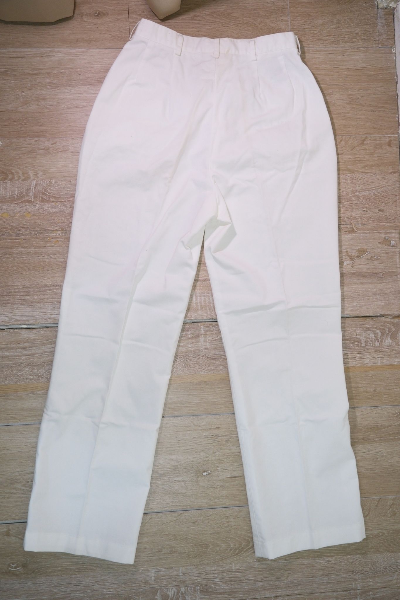 美軍 U.S. Navy 女性白色制服褲