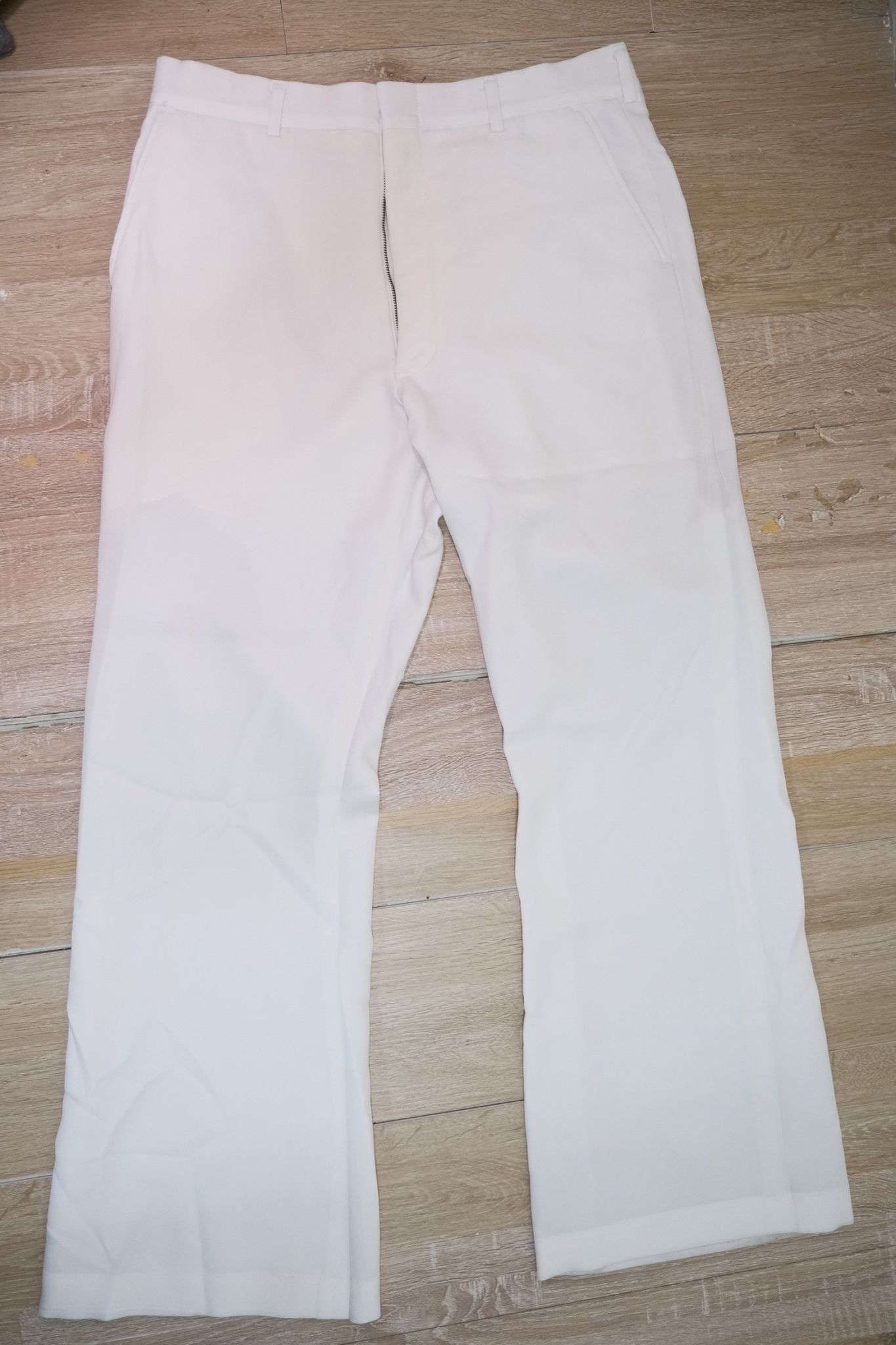 U.S. Navy Enlisted Service Dress White Trousers（美國海軍士官白禮服褲）