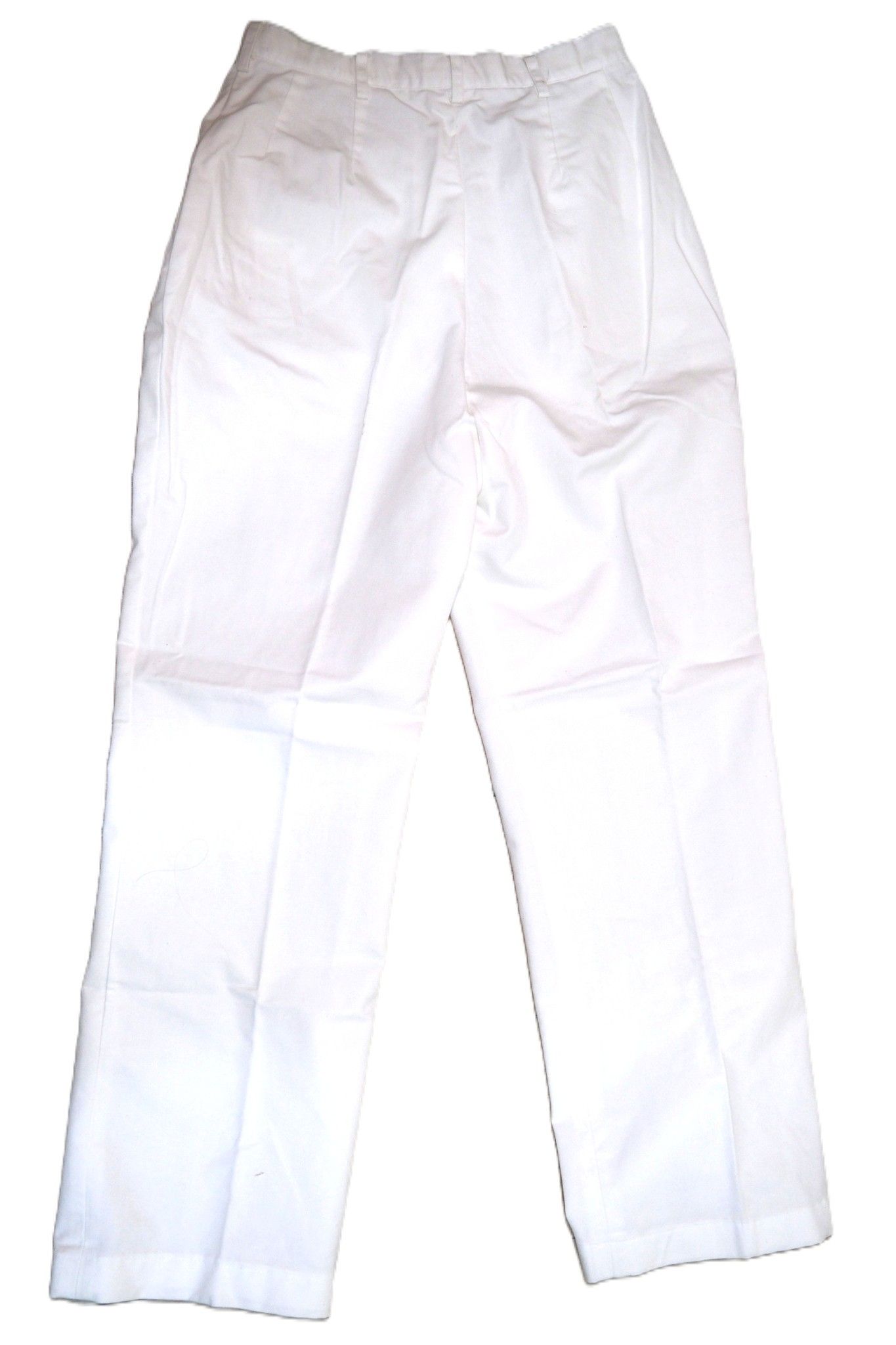 美軍 U.S. Navy 女性白色制服褲（Slacks， Women’s， with Side Pockets）