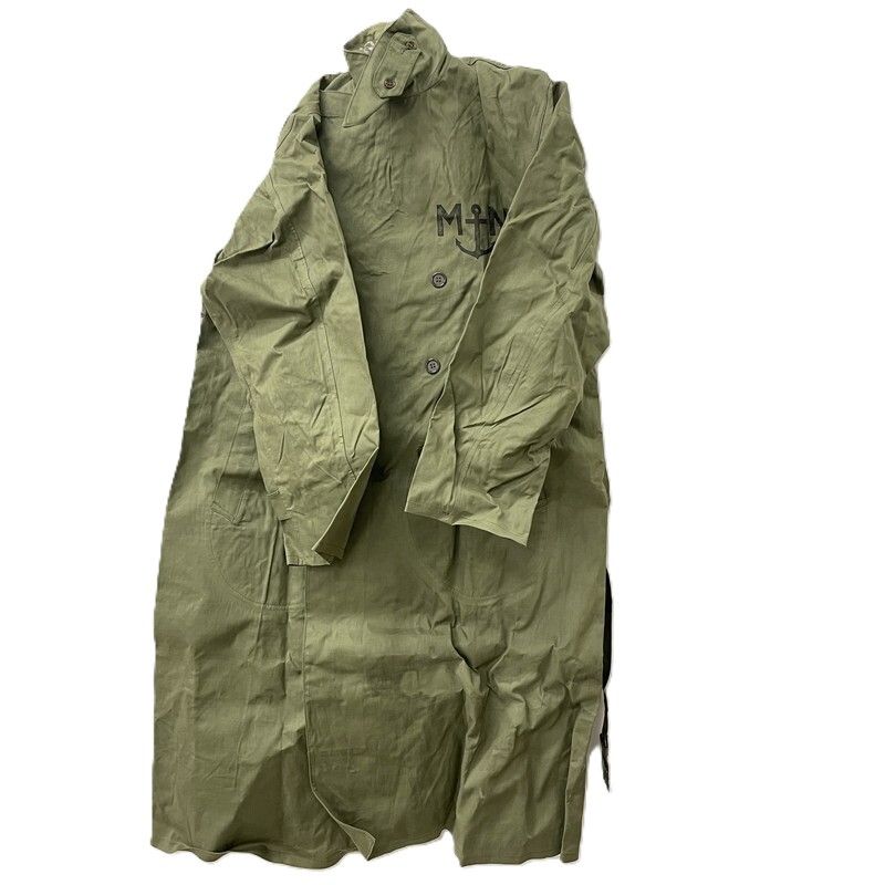 🇫🇷 50年代法軍 M.N. 綠色長版工作雨衣
