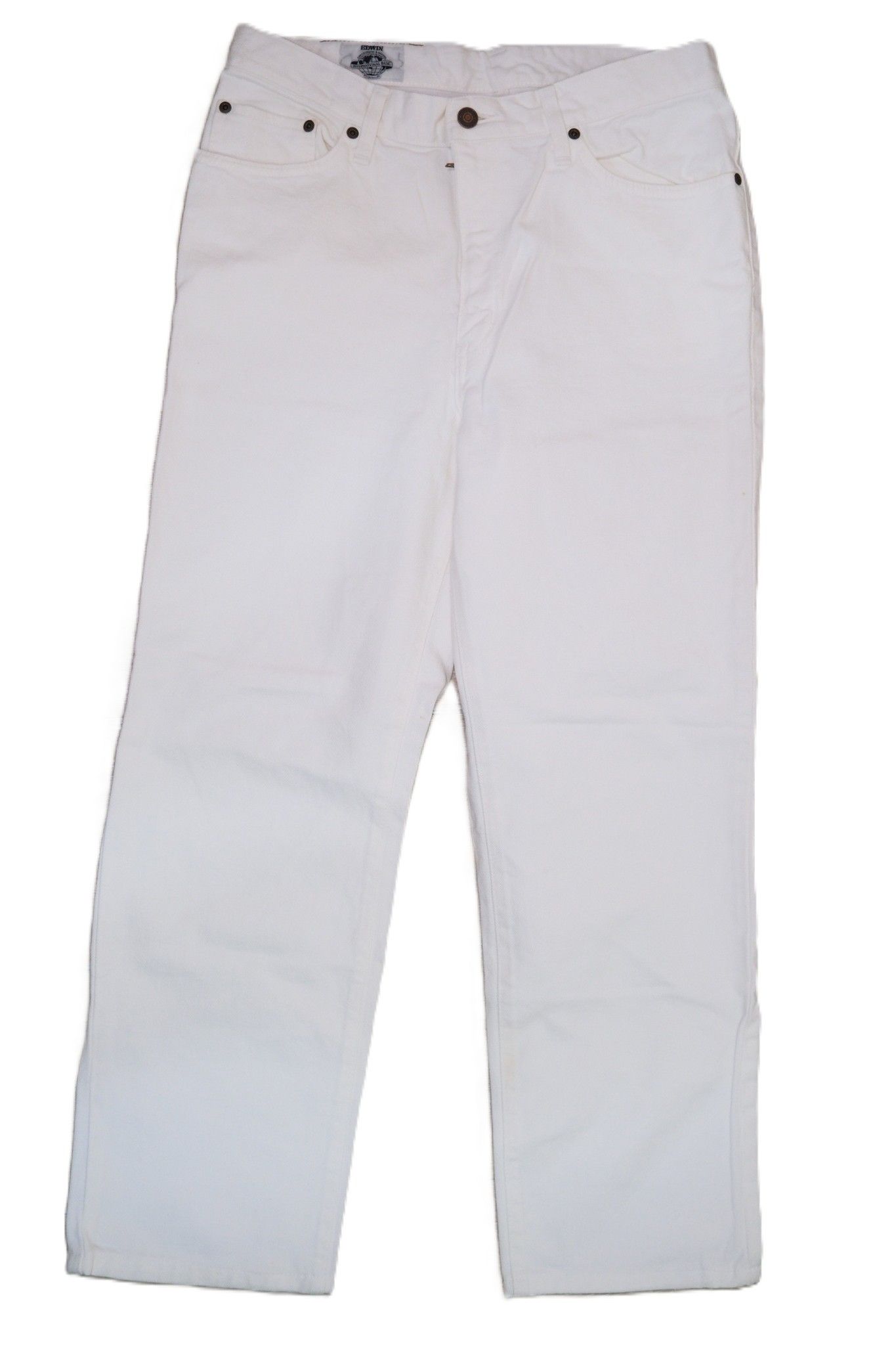 EDWIN International Basic 白色牛仔褲（皮牌：INTERNATIONAL BASIC／內標 LO